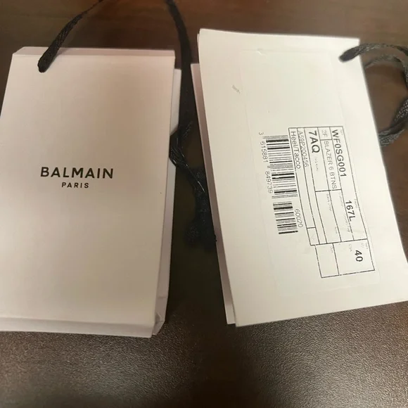 Balmain double breasted jacket size 40/usa 8 - Picture 8 of 11